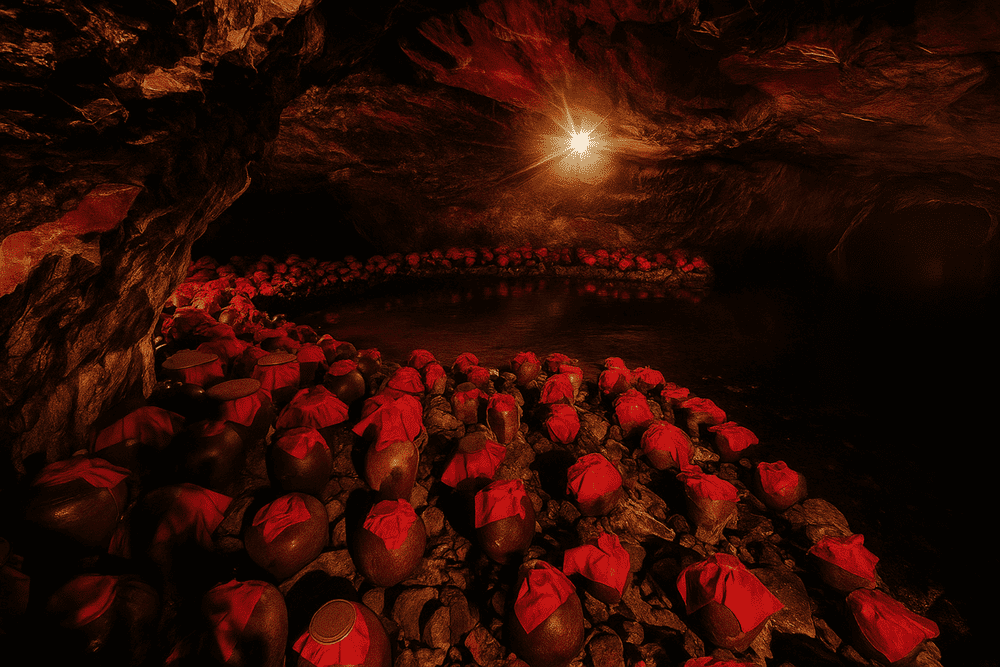 Nau Ruou Cave was indeed a place of wine production, deeply connected to the local life and culture in ancient times